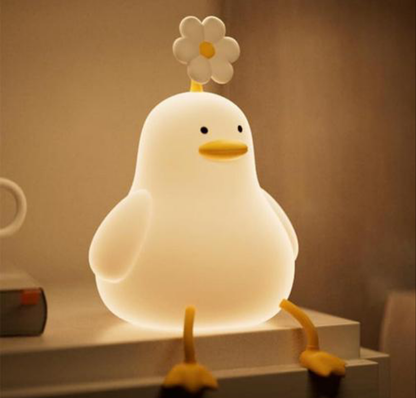 Cute Duck Night Light For Kids, Bedside Lamp For Baby Nursery