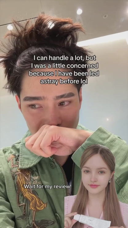 345 Relief Cream, Daily Face Moisturizer Blemish Relief Care Soothing Recovery & Moisture with Niacinamide, Panthenol Korean Vegan Skin Care for All Skin Types