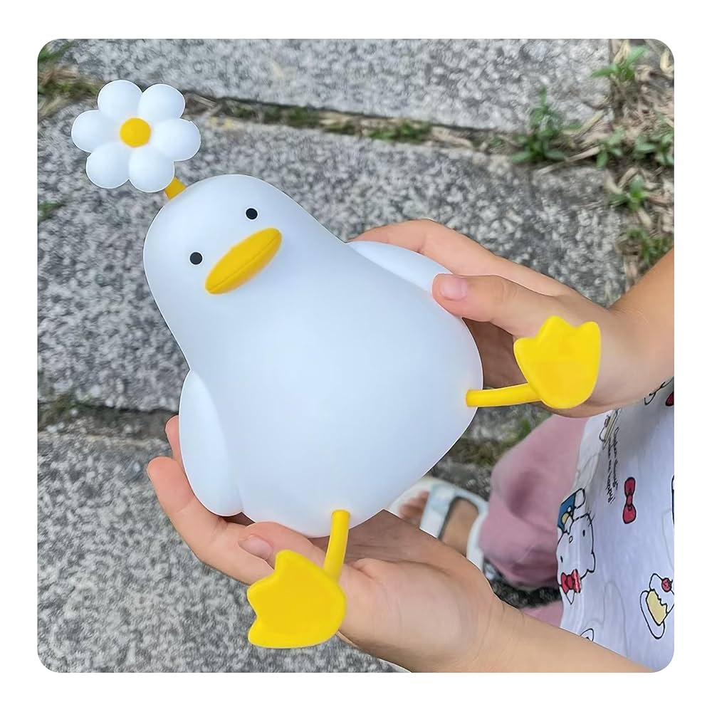Cute Duck Night Light For Kids, Bedside Lamp For Baby Nursery