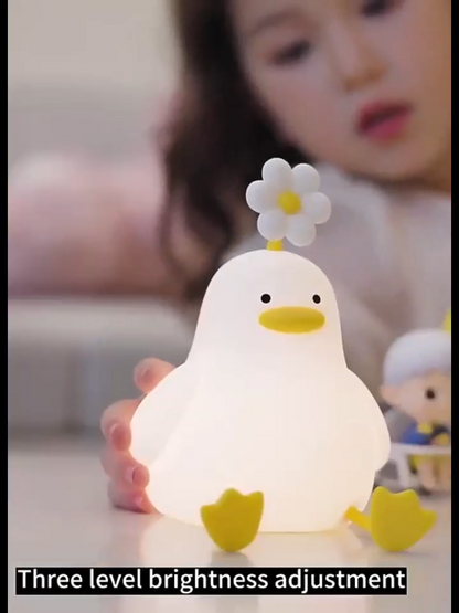 Cute Duck Night Light For Kids, Bedside Lamp For Baby Nursery